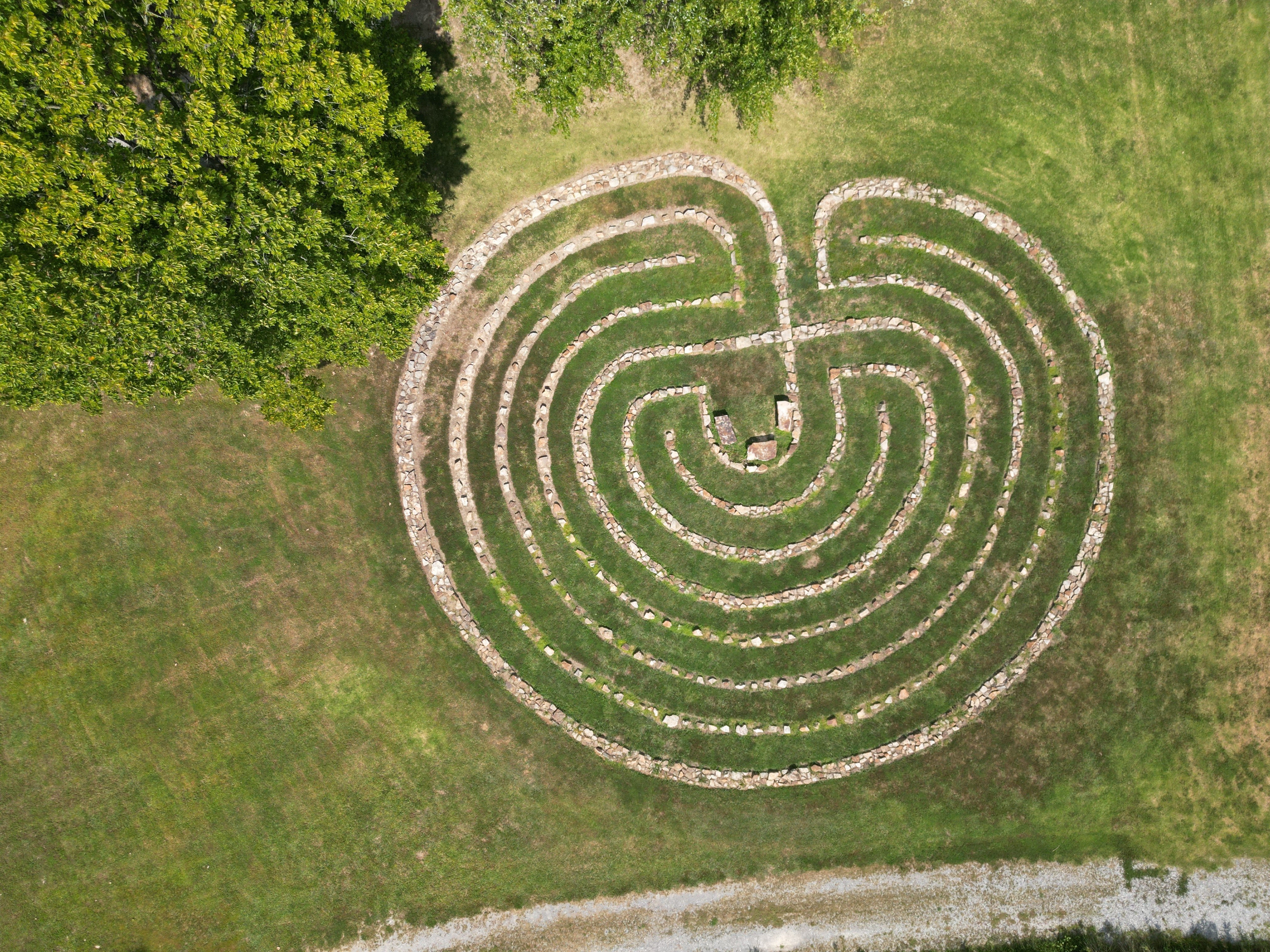 A grass Labyrinth